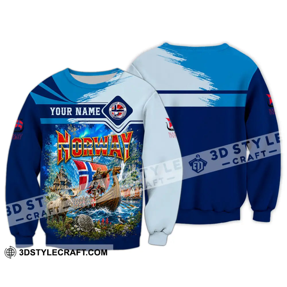 Unisex Shirt - Custom Norway Shirt - Long Sleeve / S - T-shirt