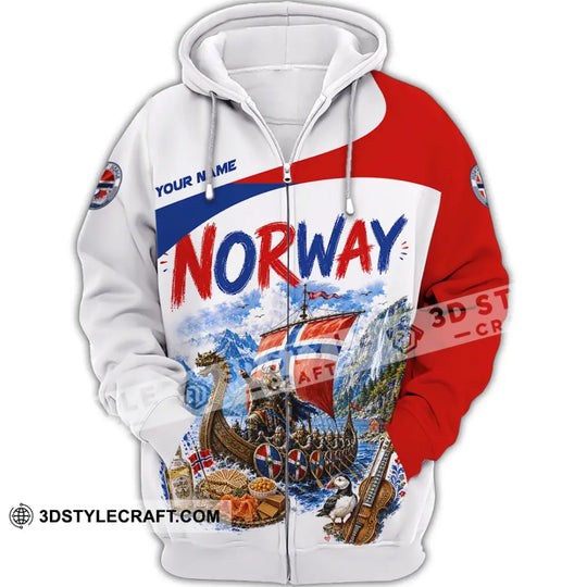 Unisex Shirt - Custom Norway Shirt style option 3