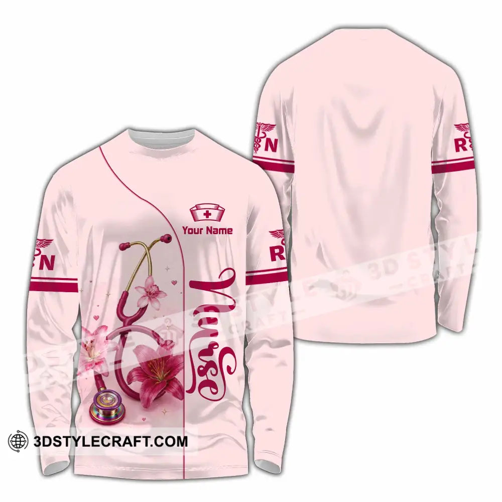 Unisex Shirt - Custom Nurse Shirt - Long Sleeve Shirt / S - T-shirt