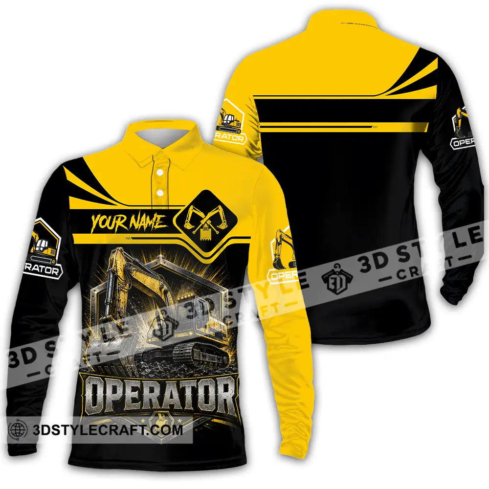 Unisex Shirt - Custom Operator Shirt - Long Sleeve Polo / S - T-shirt