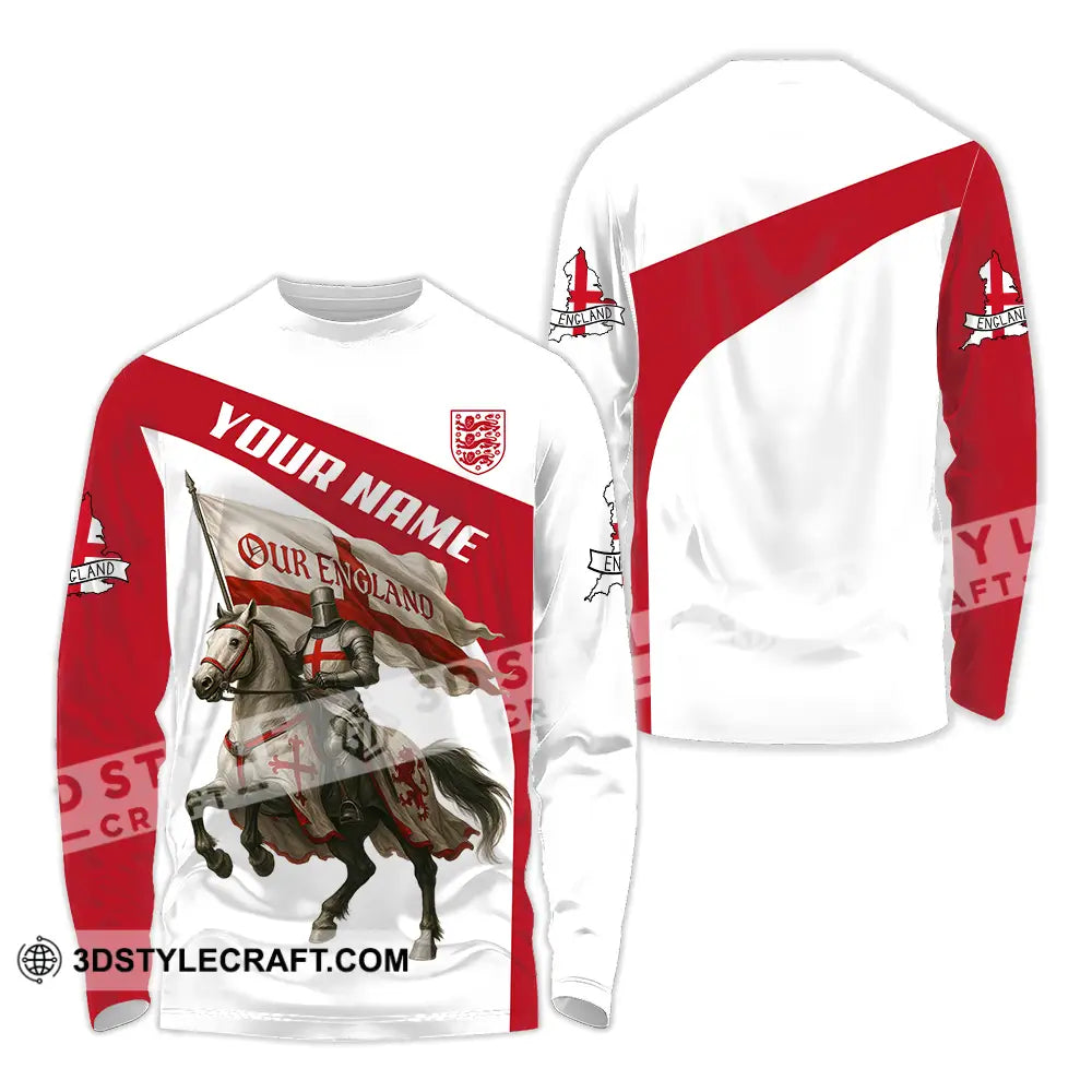 Unisex Shirt - Custom Our England Shirt Long Sleeve Shirt / S T-shirt