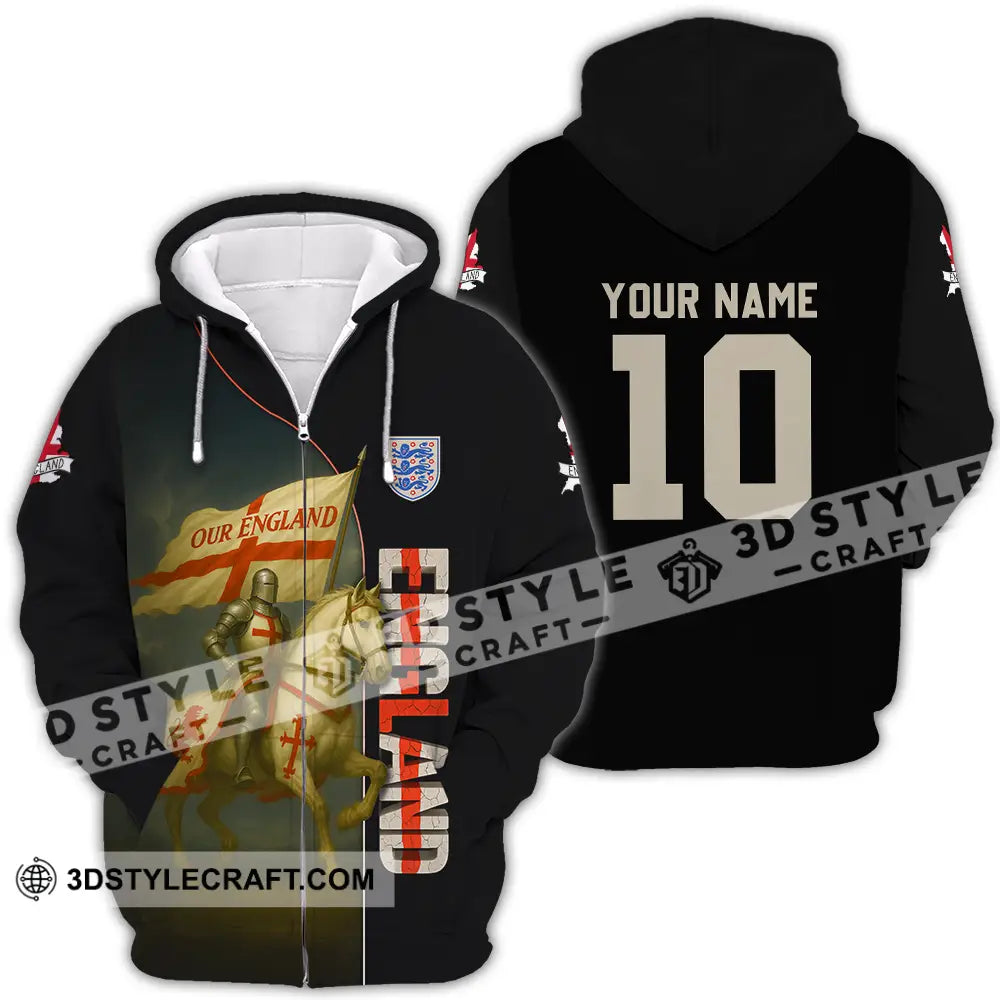 Unisex Shirt - Custom Our England Shirt Zipper Hoodie / S T-shirt