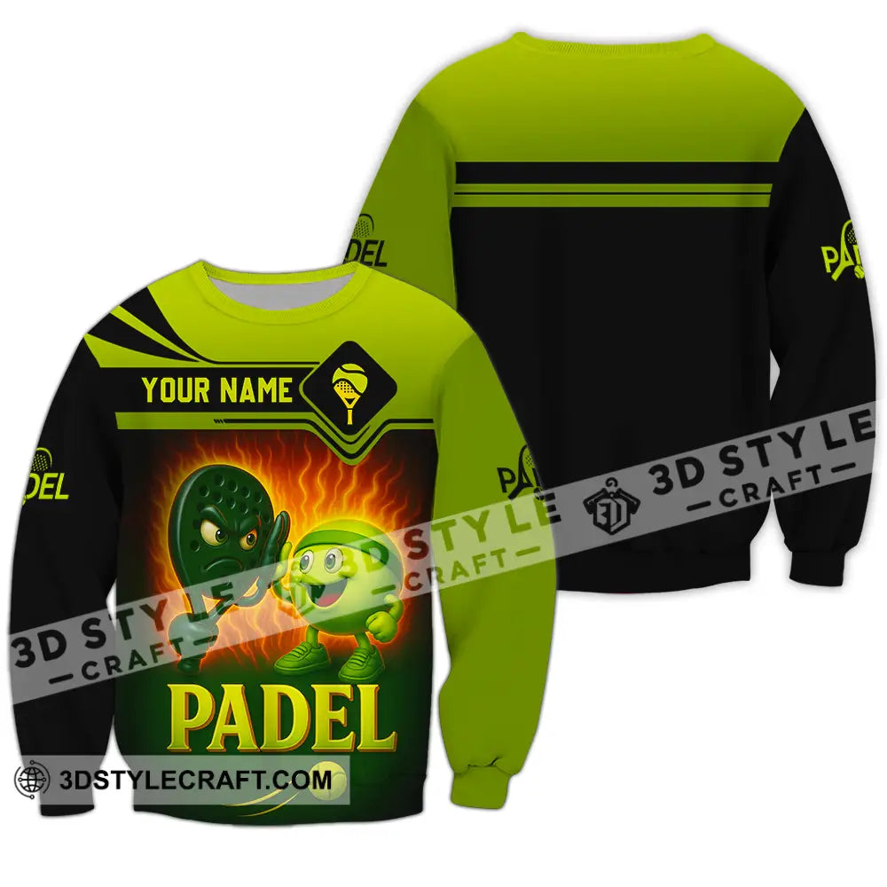 Unisex Shirt - Custom Padel Shirt Long Sleeve / S T-shirt