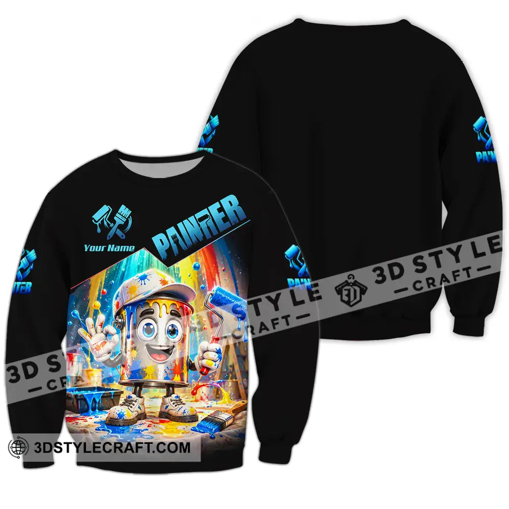 Unisex Shirt - Custom Painter Shirt - Long Sleeve / S - T-shirt