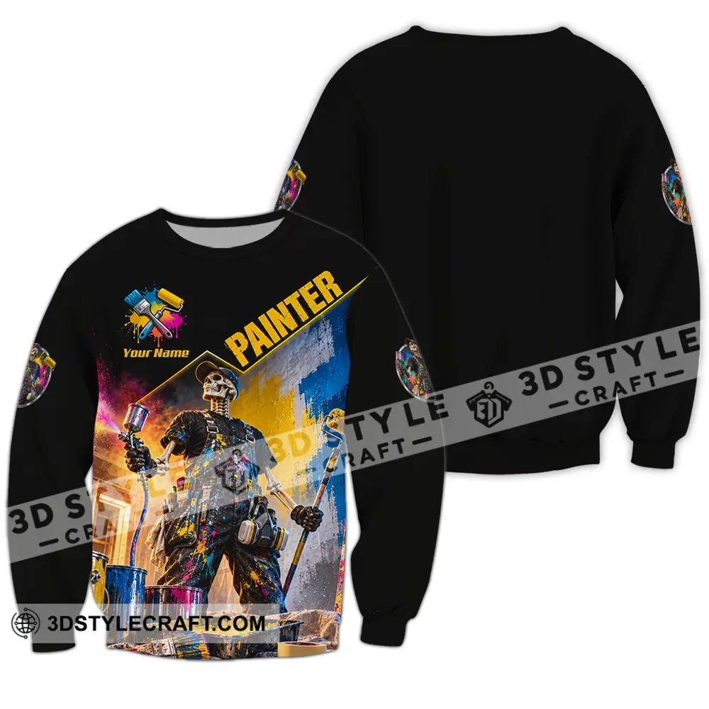 Unisex Shirt - Custom Painter Shirt - Long Sleeve / S - T-shirt