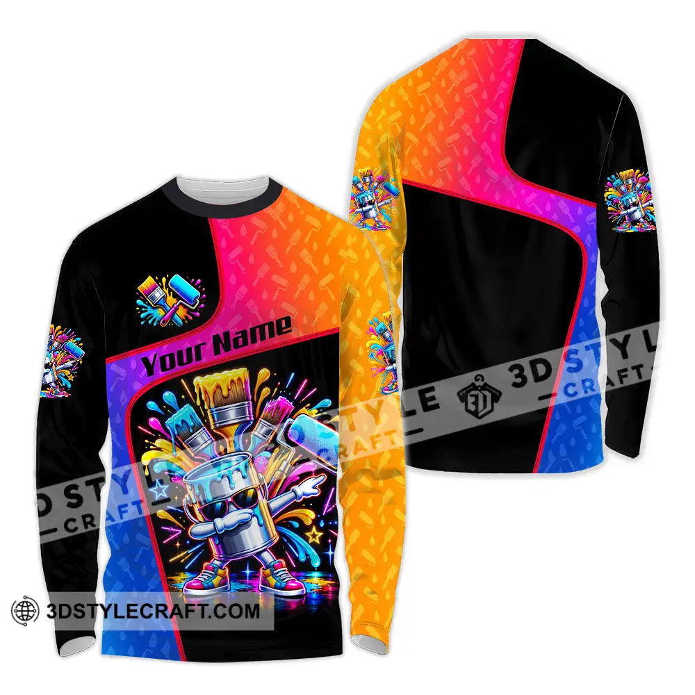 Unisex Shirt - Custom Painter Shirt - Long Sleeve Shirt / S - T-shirt