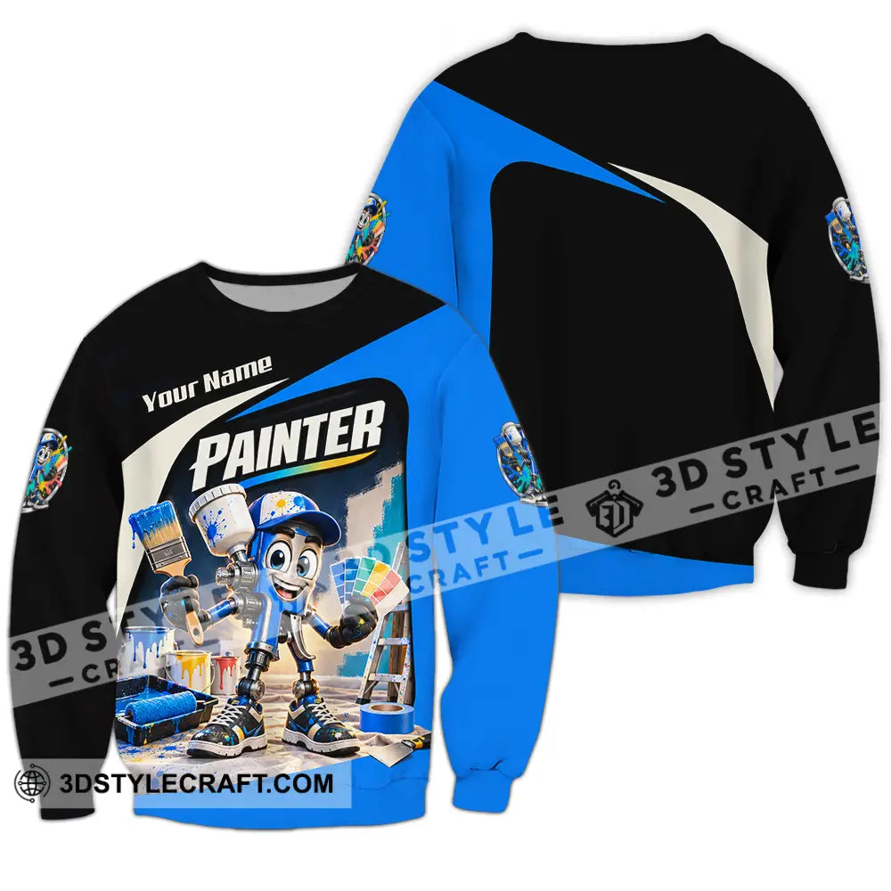 Unisex Shirt - Custom Painter Shirt - Long Sleeve / S - T-shirt