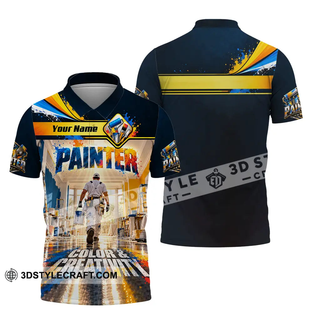Unisex Shirt - Custom Painter Shirt - Polo Shirt / S - T-shirt