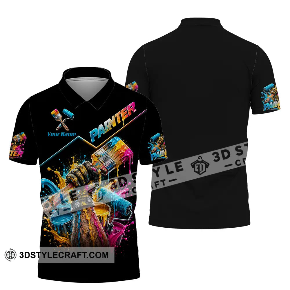 Unisex Shirt - Custom Painter Shirt - Polo Shirt / S - T-shirt