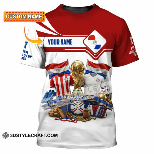 Unisex Shirt - Custom Paraguay World Cup 2026 Shirt - T-shirt