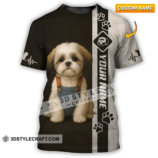 Unisex Shirt - Custom Pet Lover Shih Tzu Shirt T-shirt