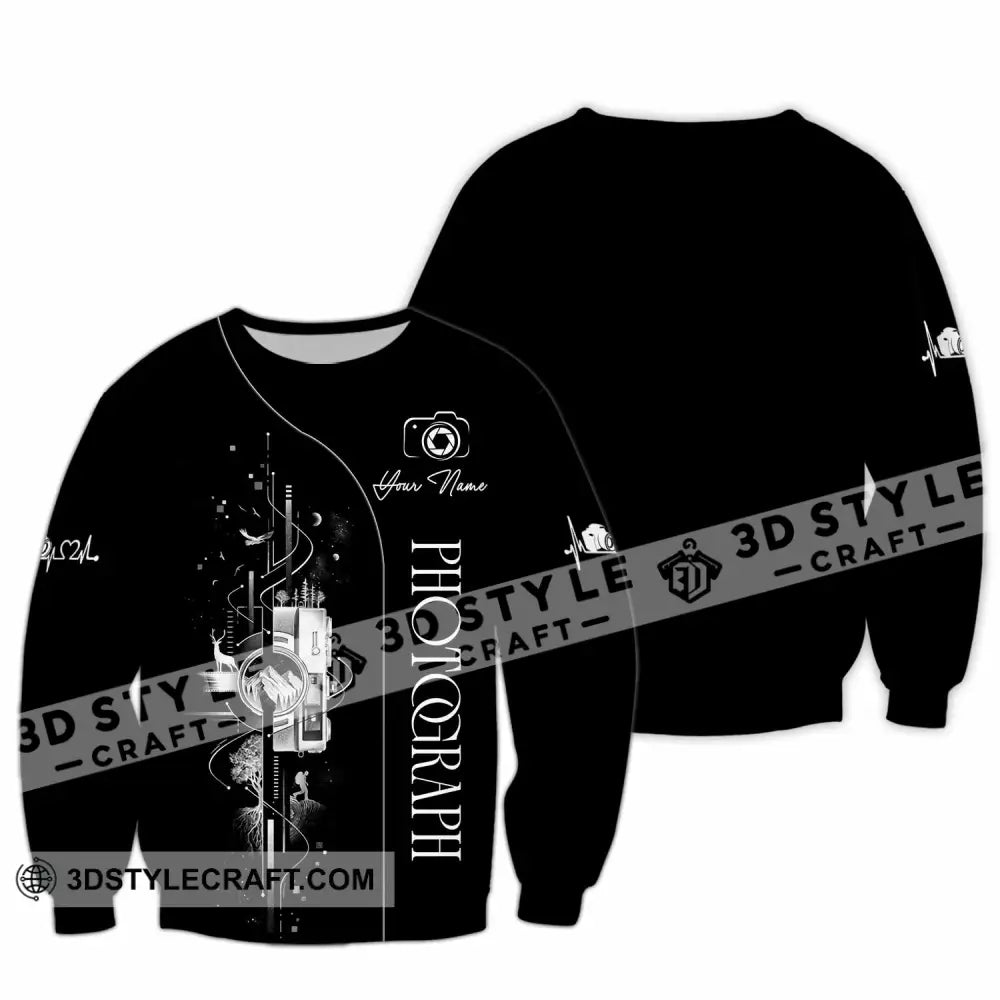 Unisex Shirt - Custom Photograph 3D Shirt - Long Sleeve / S - T-shirt
