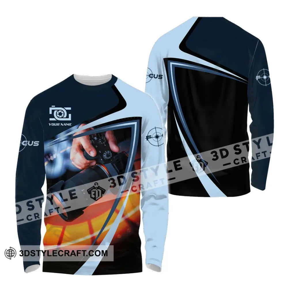 Unisex Shirt - Custom Photograph 3D Shirt Long Sleeve Shirt / S T-shirt