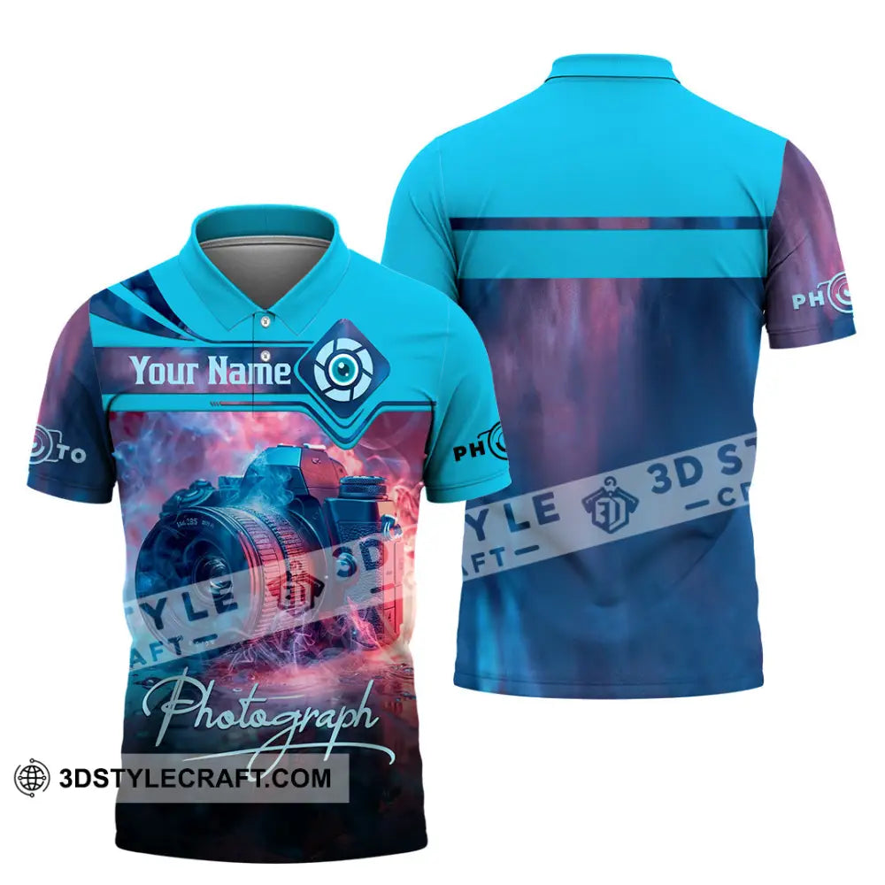 Unisex Shirt - Custom Photograph 3D Shirt Polo Shirt / S T-shirt