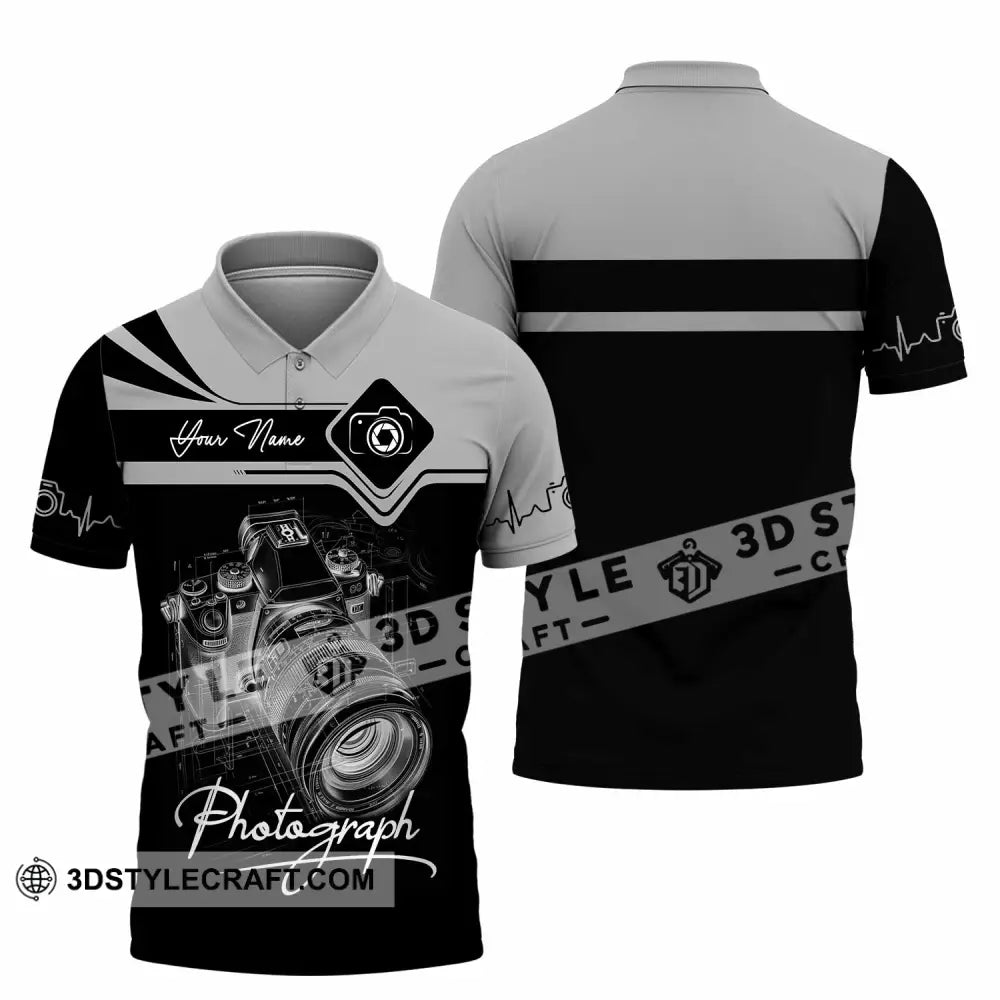 Unisex Shirt - Custom Photograph 3D Shirt Polo Shirt / S T-shirt