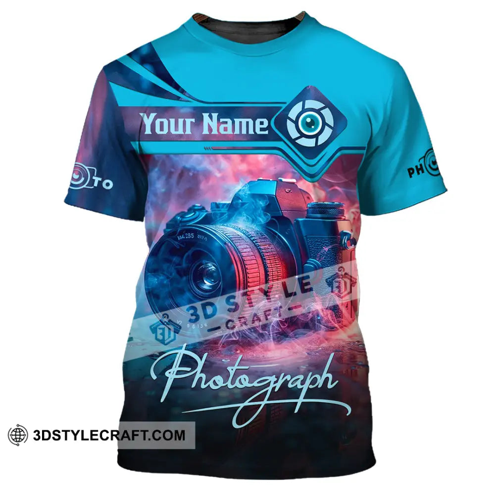 Unisex Shirt - Custom Photograph 3D Shirt T-Shirt / S T-shirt