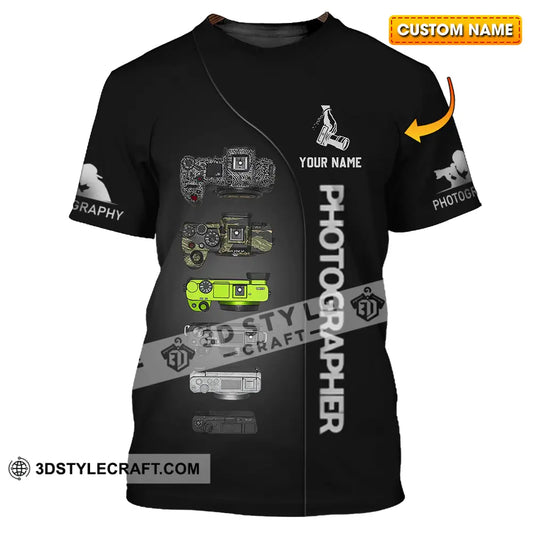 Unisex Shirt - Custom Photographer 3D Shirt T-shirt