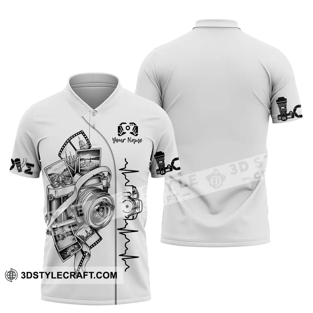 Unisex Shirt - Custom Photographer Shirt - Polo Shirt / S - T-shirt