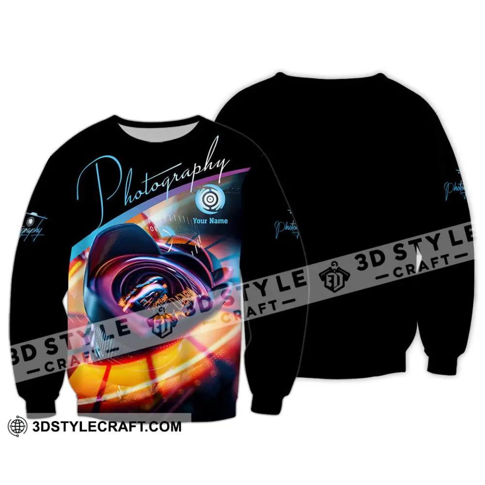 Unisex Shirt - Custom Photography 3D Shirt Long Sleeve / S T-shirt