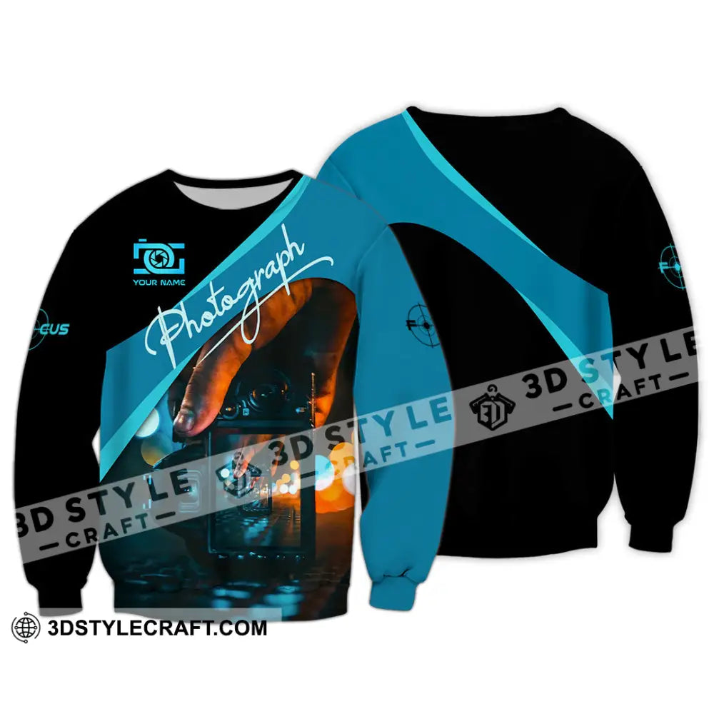 Unisex Shirt - Custom Photography 3D Shirt Long Sleeve / S T-shirt