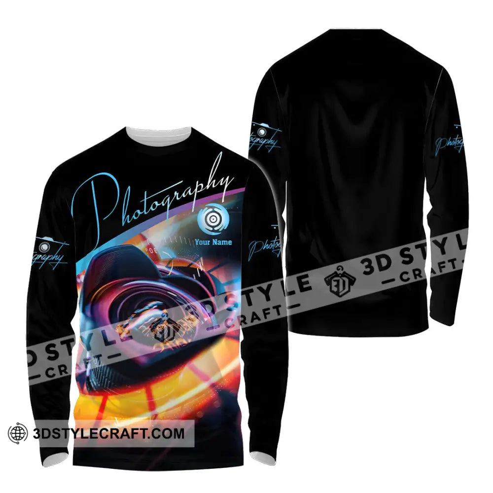Unisex Shirt - Custom Photography 3D Shirt Long Sleeve Shirt / S T-shirt