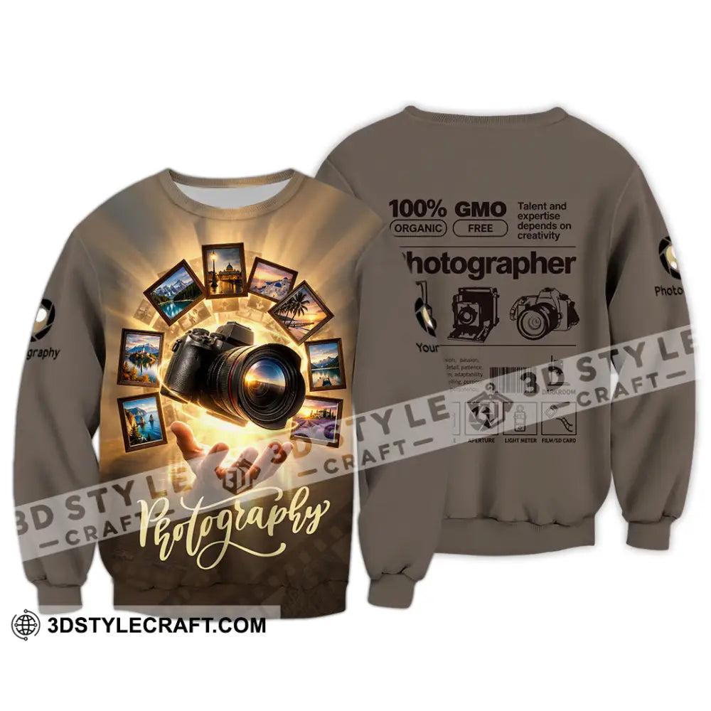 Unisex Shirt - Custom Photography Shirt - Long Sleeve / S - T-shirt