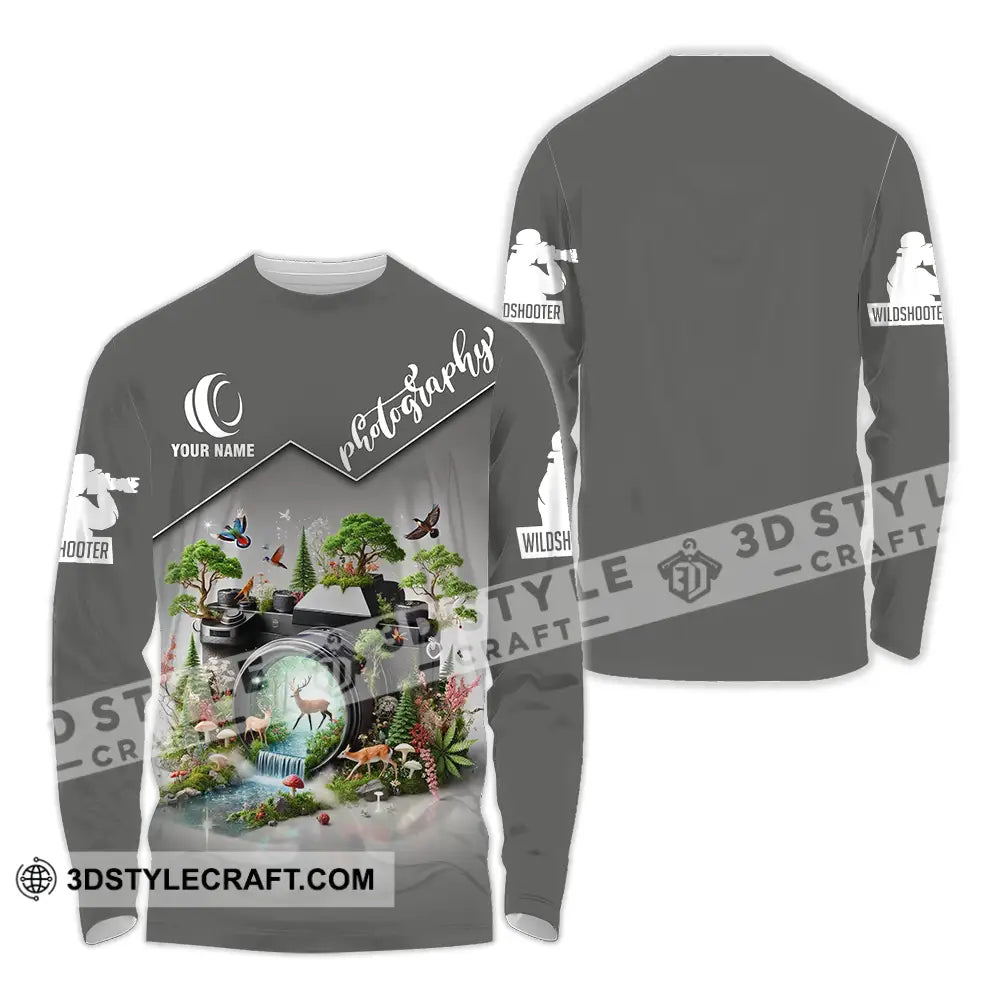 Unisex Shirt - Custom Photography Lover Shirt Long Sleeve Shirt / S T-shirt