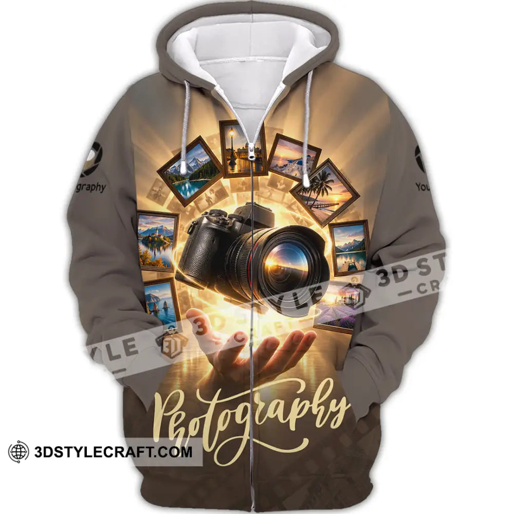 Unisex Shirt - Custom Photography Shirt - Zipper Hoodie / S - T-shirt