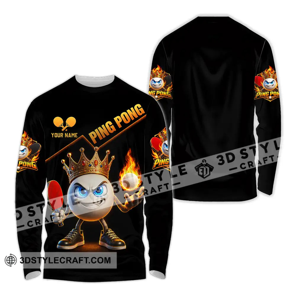 Unisex Shirt - Custom Ping Pong Shirt - Long Sleeve Shirt / S - T-shirt