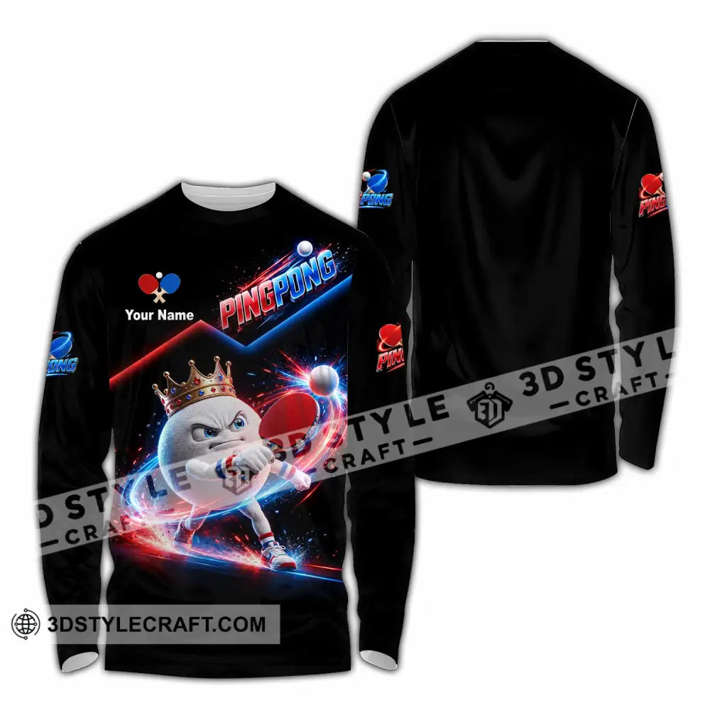 Unisex Shirt - Custom Ping Pong Shirt - Long Sleeve Shirt / S - T-shirt