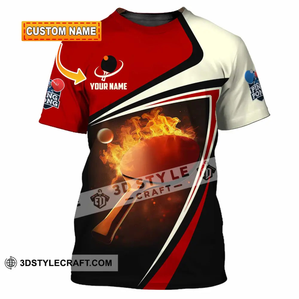 Unisex Shirt - Custom Ping Pong Lover Shirt T-shirt