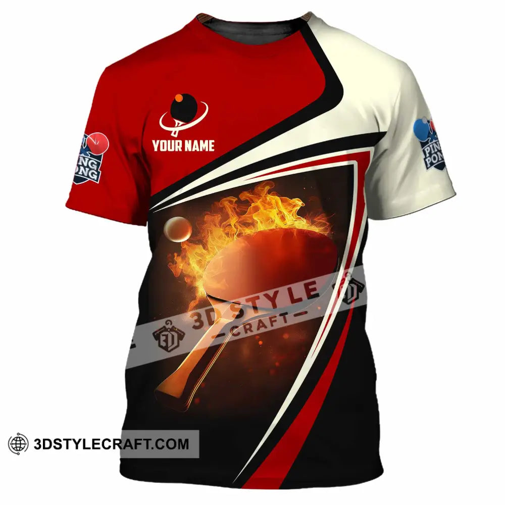 Unisex Shirt - Custom Ping Pong Lover Shirt T-Shirt / S T-shirt