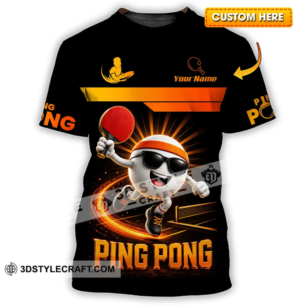 Unisex Shirt - Custom Ping Pong Shirt - T-shirt