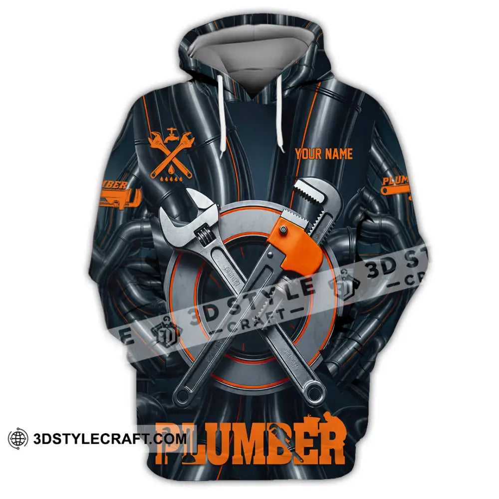Unisex Shirt - Custom Plumber Shirt - Hoodie / S - T-shirt