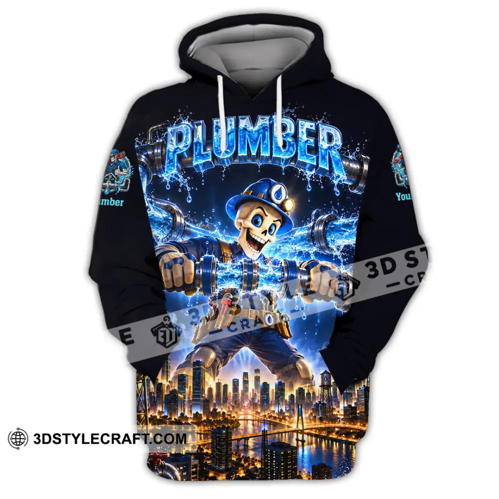Unisex Shirt - Custom Plumber Shirt - Hoodie / S - T-shirt