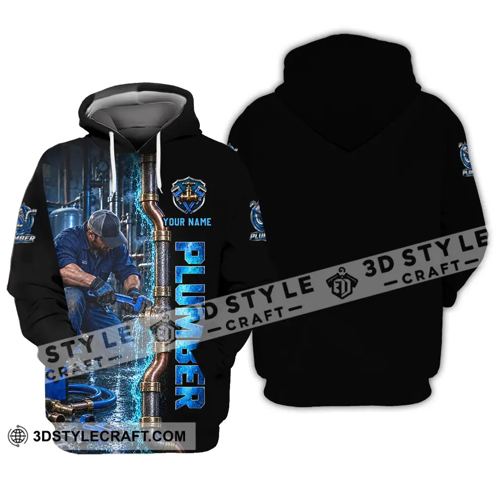 Unisex Shirt - Custom Plumber Shirt - Hoodie / S - T-shirt