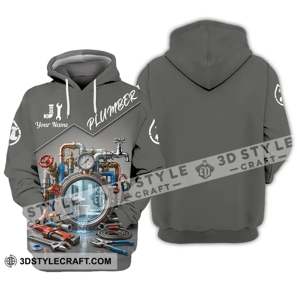 Unisex Shirt - Custom Plumber Shirt - Hoodie / S - T-shirt