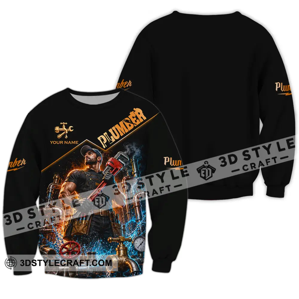 Unisex Shirt - Custom Plumber Shirt - Long Sleeve / S - T-shirt