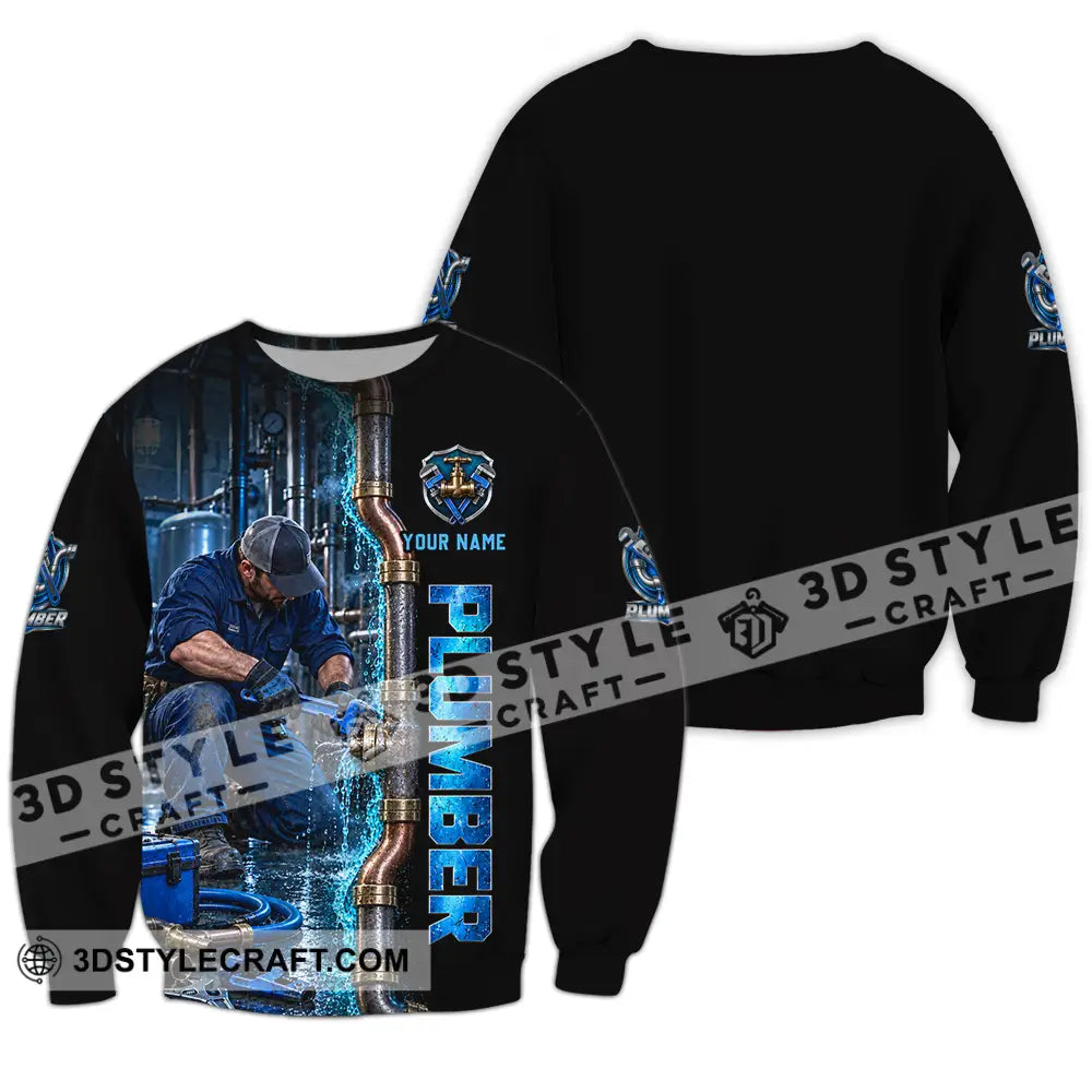 Unisex Shirt - Custom Plumber Shirt - Long Sleeve / S - T-shirt