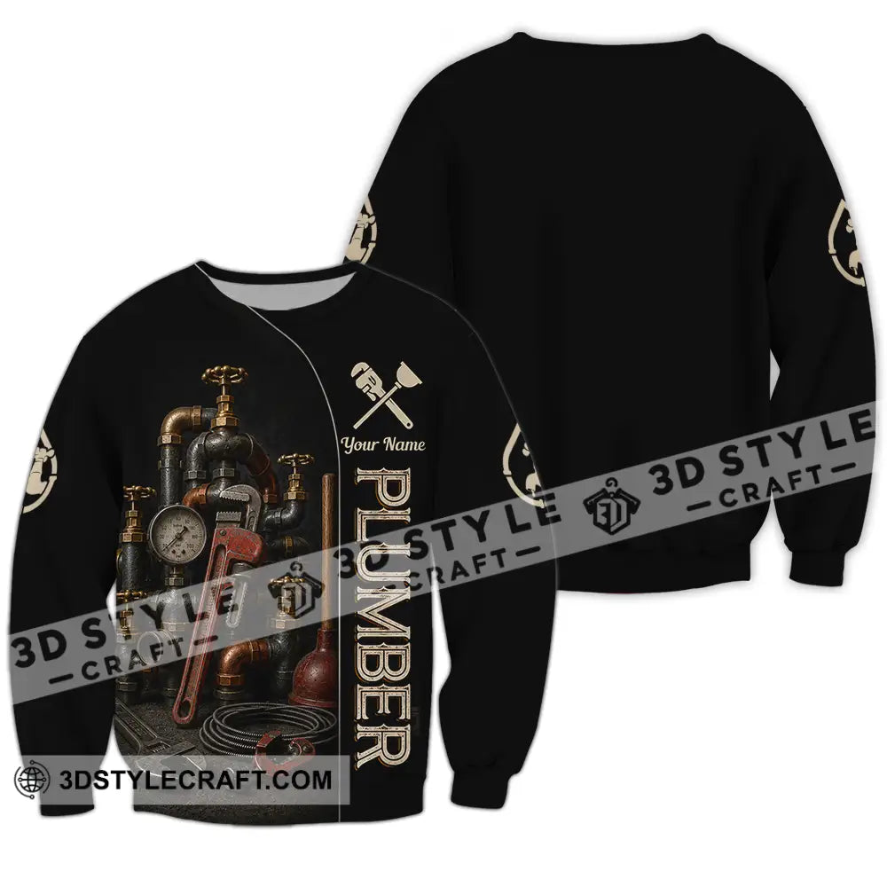 Unisex Shirt - Custom Plumber Shirt - Long Sleeve / S - T-shirt
