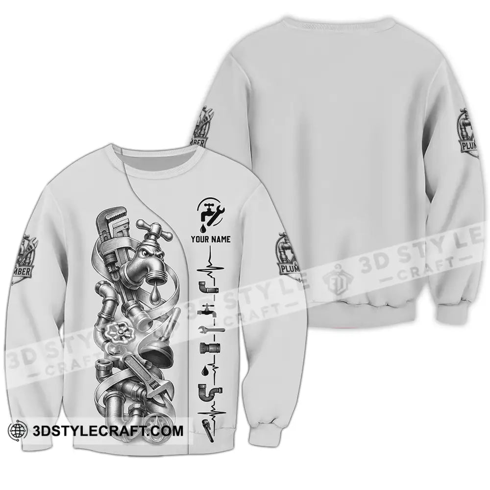 Unisex Shirt - Custom Plumber Shirt - Long Sleeve / S - T-shirt