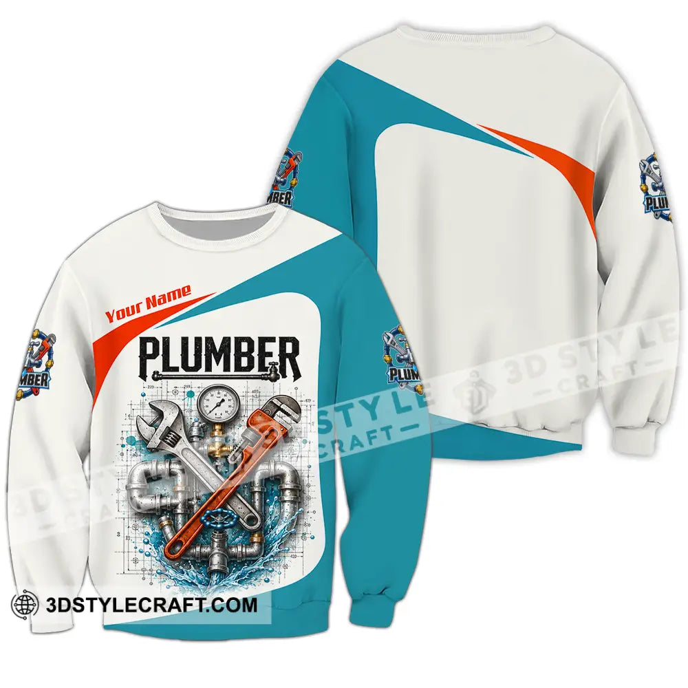 Unisex Shirt - Custom Plumber Shirt - Long Sleeve / S - T-shirt