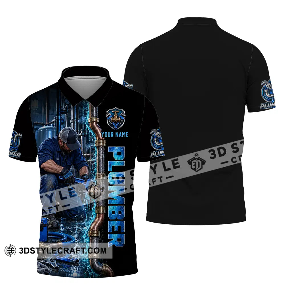 Unisex Shirt - Custom Plumber Shirt - Polo Shirt / S - T-shirt