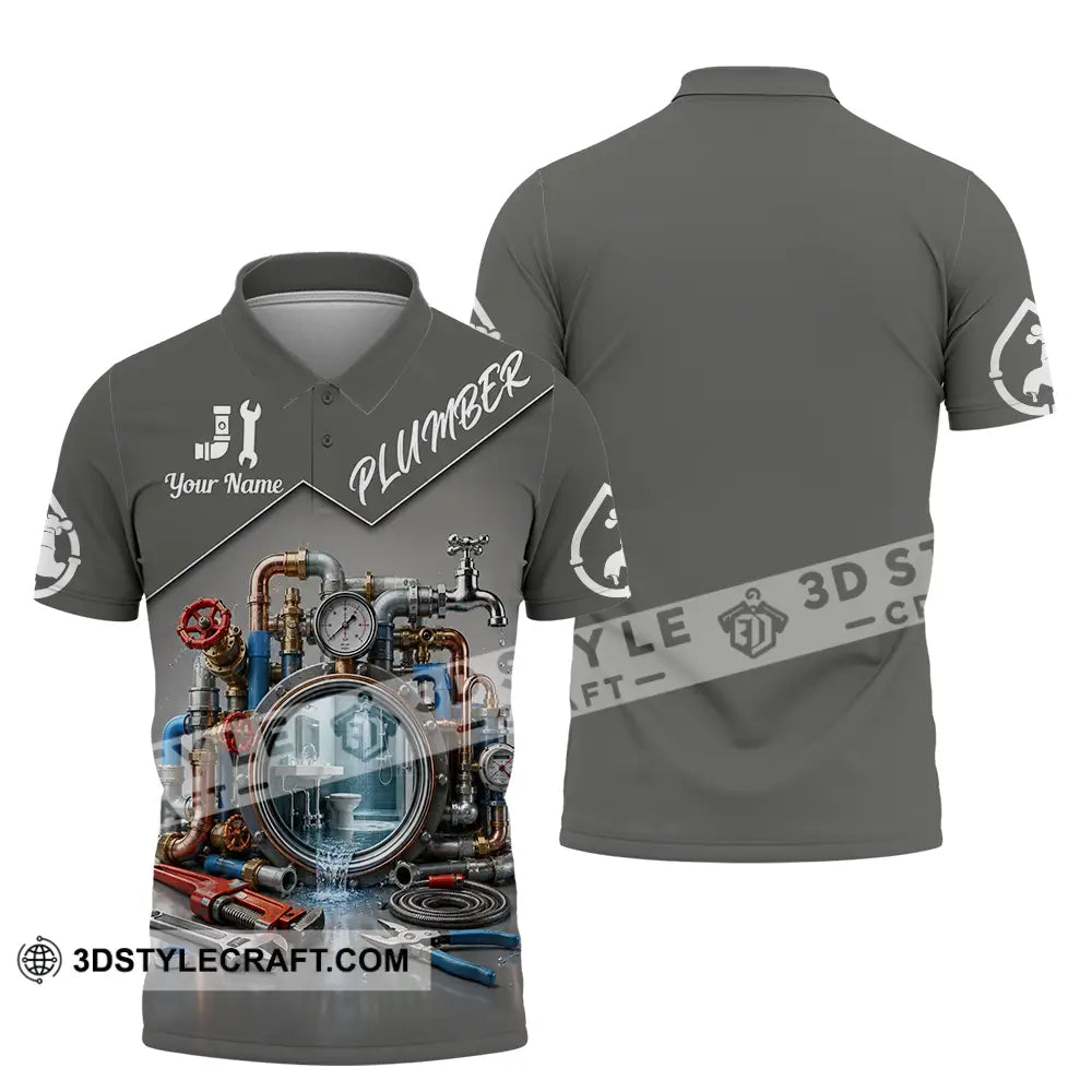 Unisex Shirt - Custom Plumber Shirt - Polo Shirt / S - T-shirt