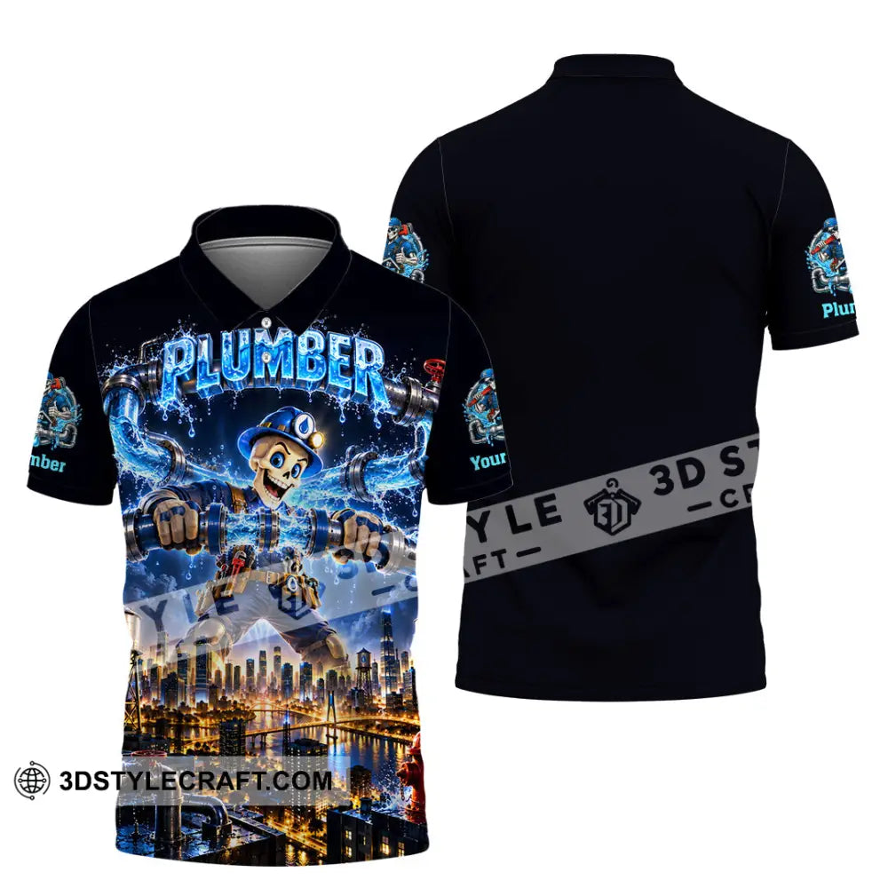 Unisex Shirt - Custom Plumber Shirt - Polo Shirt / S - T-shirt