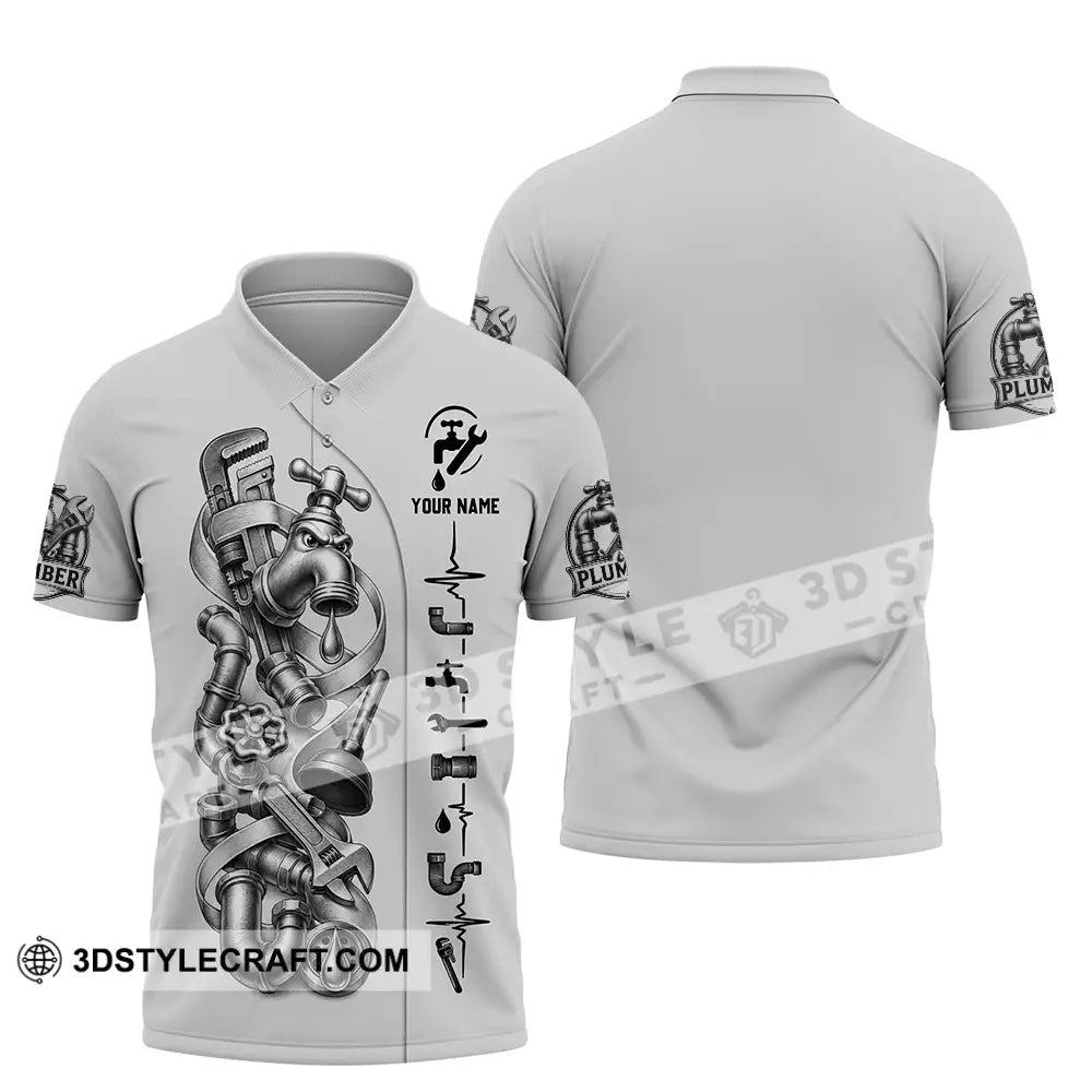 Unisex Shirt - Custom Plumber Shirt - Polo Shirt / S - T-shirt