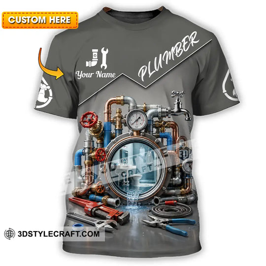 Unisex Shirt - Custom Plumber Shirt style option 1