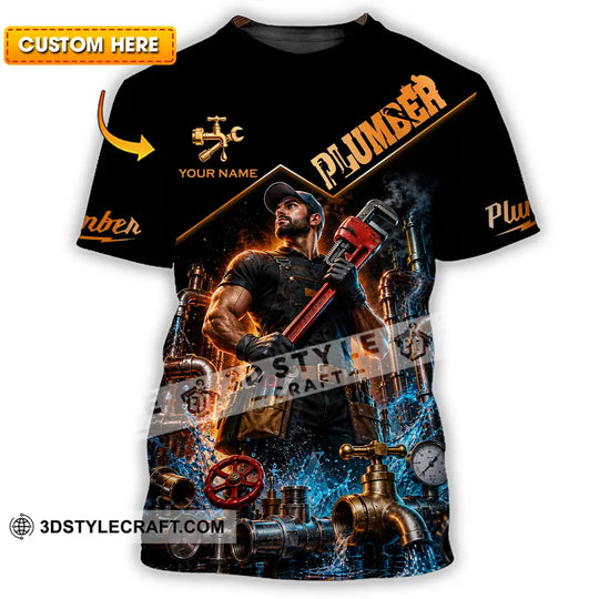 Unisex Shirt - Custom Plumber Shirt style option 1
