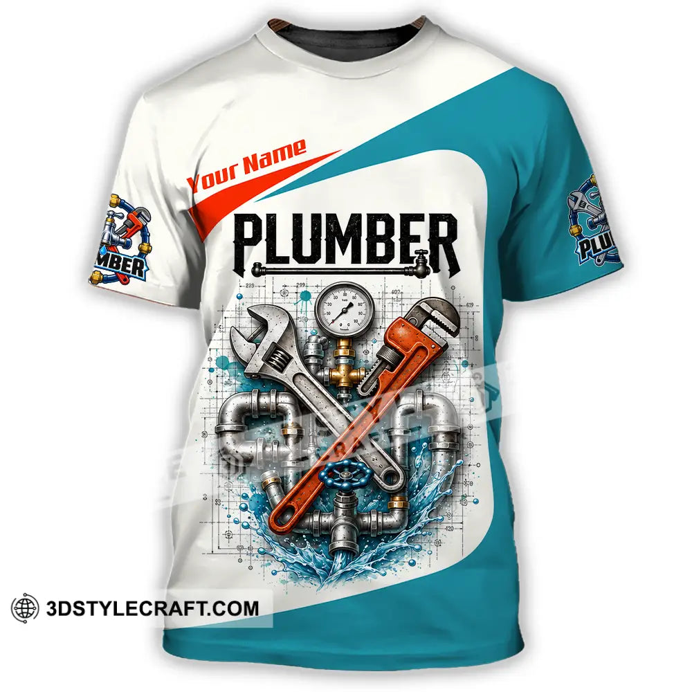 Unisex Shirt - Custom Plumber Shirt - T-Shirt / S - T-shirt