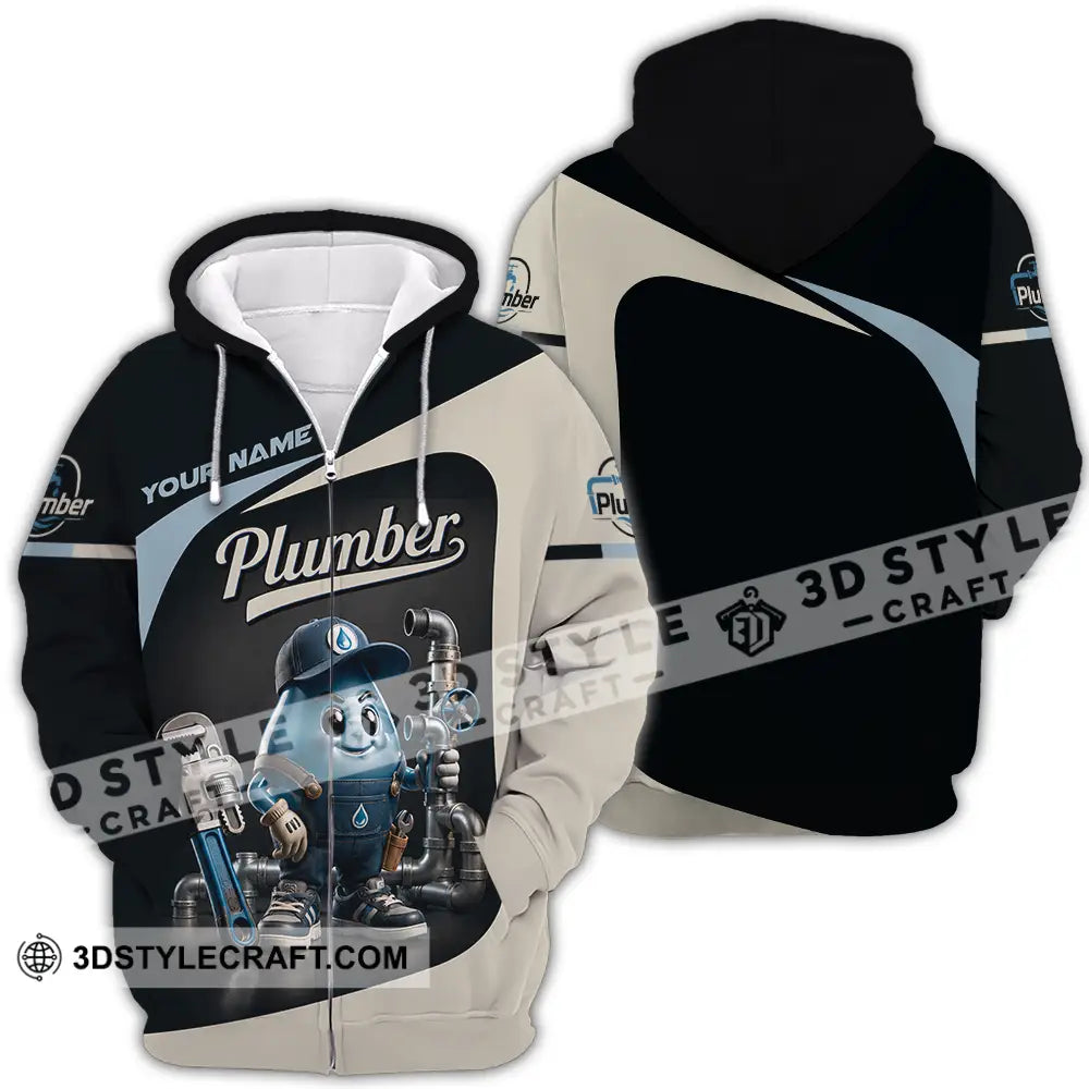 Unisex Shirt - Custom Plumber Shirt - Zipper Hoodie / S - T-shirt